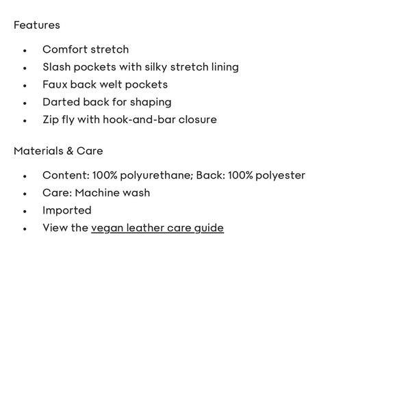 Babaton Vegan Leather Black Pants - Picture 5 of 11